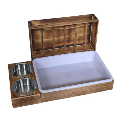 Colcolo 3 in 1 Kaninchen-Heu-Futterautomat mit Katzentoilette, Futterkrippe, Futterkrippe, Katzentoilette, Heuraufen, Heimtierbedarf Colcolo 3 in 1 Kaninchen-Heu-Futterautomat mit Katzentoilette, Futterkrippe, Futterkrippe, Katzentoilette, Heuraufen, Heimtierbedarf von Colcolo