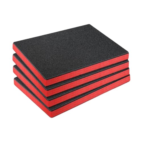 Colcolo 4 x Schaumstoffeinlagen für Werkzeugkästen, zuschneidbar, für Erwachsene, vielseitig, leicht zu schneiden, Werkzeug-Schaumstoffplatten, stoßfest, für, 55 Cm X 45 Cm X 3.8 Colcolo 4 x Schaumstoffeinlagen für Werkzeugkästen, zuschneidbar, für Erwachsene, vielseitig, leicht zu schneiden, Werkzeug-Schaumstoffplatten, stoßfest, für, 55 Cm X 45 Cm X 3.8 von Colcolo