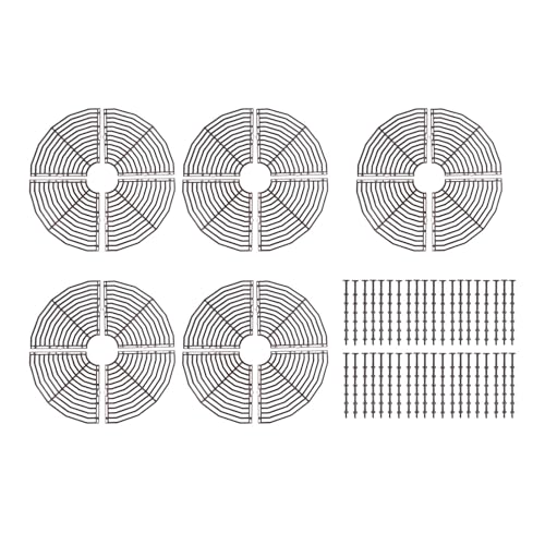 Colcolo 5 x Blumentopf-Gitterabdeckung, Pflanzenschutz, Katzen-Grabstopper vor Tieren, hält Katzen von Topfpflanzen fern, für Büro-Pflanzgefäße, 19cm Colcolo 5 x Blumentopf-Gitterabdeckung, Pflanzenschutz, Katzen-Grabstopper vor Tieren, hält Katzen von Topfpflanzen fern, für Büro-Pflanzgefäße, 19cm von Colcolo