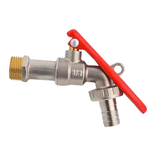 Colcolo Abschließbarer für den Außenbereich, Ersatz, Außenmetall, zu installierender Gartenhahn aus Messing für Garage, Garten, Pagode 25mm von Colcolo