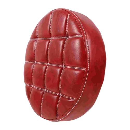 Colcolo Barhocker Sitzpolster PU Cover Sitzplatte, Teile ersetzen, Ersatz für Salon Spa Barber Shop, Rot Colcolo Barhocker Sitzpolster PU Cover Sitzplatte, Teile ersetzen, Ersatz für Salon Spa Barber Shop, Rot von Colcolo