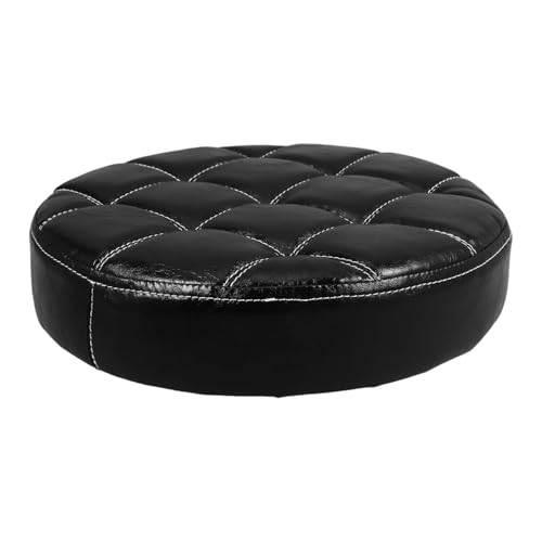 Colcolo Barhocker Sitzpolster PU Cover Sitzplatte, Teile ersetzen, Ersatz für Salon Spa Barber Shop, Schwarz von Colcolo