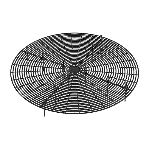 Colcolo Blumentopfgitter, schneidbare Blumenabdeckung, Katzen-Grabstopper, Pflanzenblumenschutz für drinnen und draußen, Schwarz 52cm von Colcolo