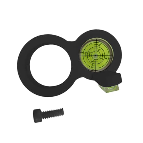 Colcolo Bohrer-Wasserwaage, kleine Dosenlibelle, Nivellierwerkzeug, präzise, rund, Zubehör für elektrische Bohrmaschinen für, Schwarz Colcolo Bohrer-Wasserwaage, kleine Dosenlibelle, Nivellierwerkzeug, präzise, rund, Zubehör für elektrische Bohrmaschinen für, Schwarz von Colcolo