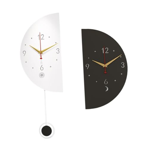 Colcolo Doppelseitige Ecke Wanduhr Moderne Wandverzierung Dekorative Uhr für Küchen Esszimmer Hauswarming Geschenk von Colcolo