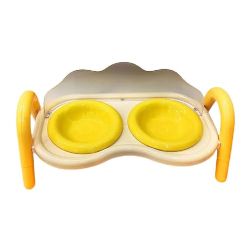 Colcolo Erhöhte Katzennäpfe Katzennäpfe Abnehmbare erhöhte mit Ständer Anti-Erbrechen Haustierbedarf Tierfutter- und Wassernapf Futternäpfe, Gelb Colcolo Erhöhte Katzennäpfe Katzennäpfe Abnehmbare erhöhte mit Ständer Anti-Erbrechen Haustierbedarf Tierfutter- und Wassernapf Futternäpfe, Gelb von Colcolo