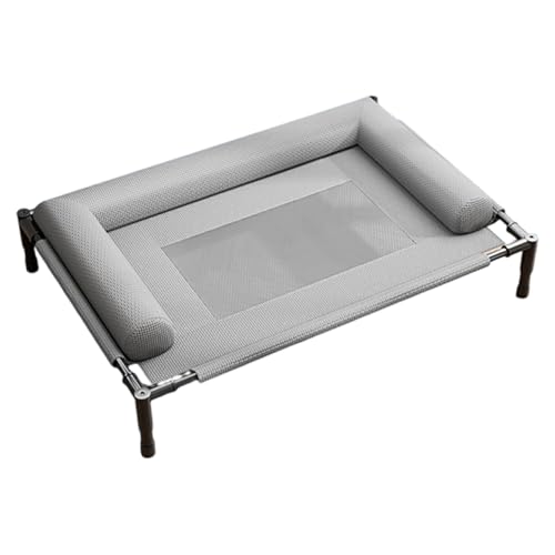 Colcolo Erhöhtes Bett für Haustiere, Ideal für Katzen Und Hunde, mit Netzgewebe, Kühlend Und Kissen, Groß Colcolo Erhöhtes Bett für Haustiere, Ideal für Katzen Und Hunde, mit Netzgewebe, Kühlend Und Kissen, Groß von Colcolo