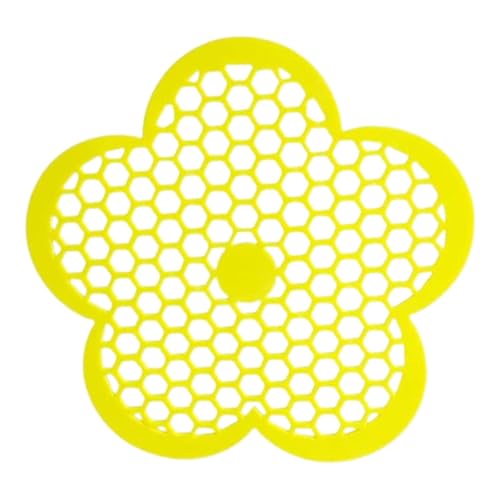 Colcolo Float Bee Island Bienenwässerung Station Mehrzweck dekorativer tragbarer gelber Spender für durstige Bestäuber für Garten von Colcolo