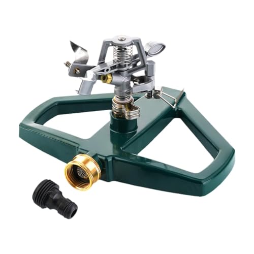 Colcolo Gartenrasen -Sprinkler -Bewässerungssystem pulsierender Sprinkler mit Metallständer 360 ° Rotation für Gewächshaus -Grases Gravern von Colcolo