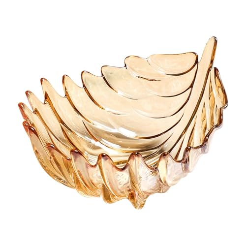Colcolo Glas Obstschale Serving Platter Kreative Elegante Obst Halter Dessert Platte für von Colcolo
