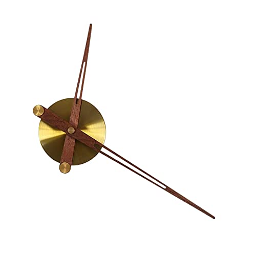 Colcolo Großes Wanduhr Zeiger Und Uhrwerk Set mit Holzzeigern Uhrzeiger Motor Kit Uhrzubehör, Golden Colcolo Großes Wanduhr Zeiger Und Uhrwerk Set mit Holzzeigern Uhrzeiger Motor Kit Uhrzubehör, Golden von Colcolo