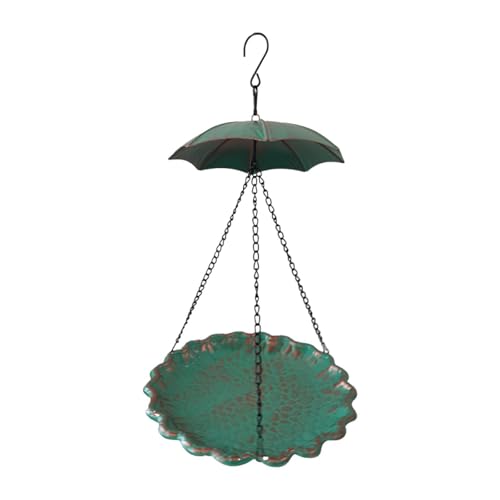 Colcolo Hängender Vogelfutterspender, Futternapf, Tablett, Plattform, Metallfutterspender, Futterstation, Vogelbad für Garten, Papagei Colcolo Hängender Vogelfutterspender, Futternapf, Tablett, Plattform, Metallfutterspender, Futterstation, Vogelbad für Garten, Papagei von Colcolo