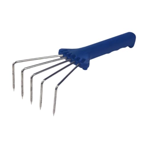 Colcolo Handrechen, Gartenrechen, fester Griff, handgeführtes Mehrzweck-Gartenwerkzeug, Grubber zum Pflanzen, Lösen von Erde und Unkrautentfernung, Blau Colcolo Handrechen, Gartenrechen, fester Griff, handgeführtes Mehrzweck-Gartenwerkzeug, Grubber zum Pflanzen, Lösen von Erde und Unkrautentfernung, Blau von Colcolo