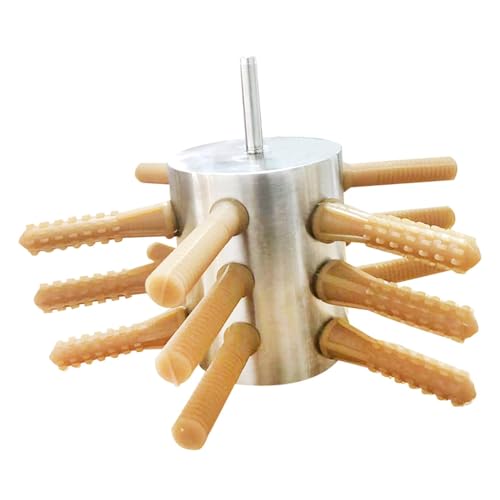 Colcolo Hühnerzupfer, tragbar, arbeitssparend, für das Entfedern von Truthähnen, Gänsen, Tauben und Hühnern, 18 Finger mittel Colcolo Hühnerzupfer, tragbar, arbeitssparend, für das Entfedern von Truthähnen, Gänsen, Tauben und Hühnern, 18 Finger mittel von Colcolo