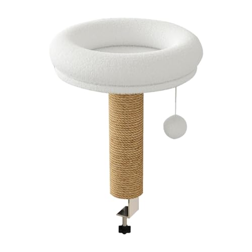 Colcolo Katzen-Schreibtischbett, erhöhter Katzensitzplatz, platzsparende, Bequeme, Hängematte für den Computer-Schreibtisch und Spieltisch von Colcolo