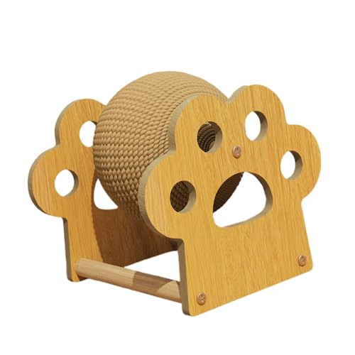 Colcolo Katzenkratzball mit Ständer, schützt Sofa und, schleift Krallen, interaktives Katzenspielzeug, Kätzchen-Kratzball für Hauskatzen, Pfotenform Colcolo Katzenkratzball mit Ständer, schützt Sofa und, schleift Krallen, interaktives Katzenspielzeug, Kätzchen-Kratzball für Hauskatzen, Pfotenform von Colcolo