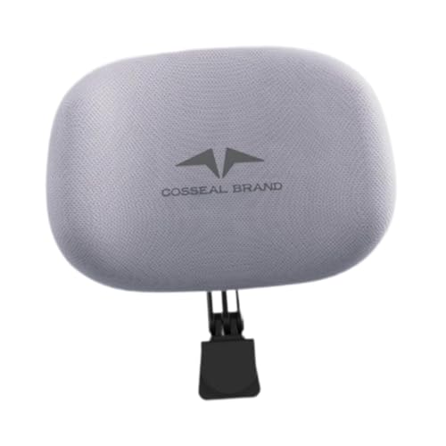 Colcolo Memory-Schaum-Stuhl-Rückenlehne mit Clip-Nackenstütze, ergonomisches Design, atmungsaktiv, für Computerstühle, weiches Kopfkissen von Colcolo