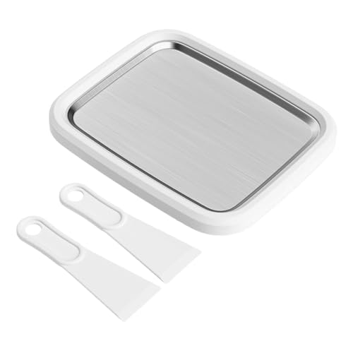 Colcolo Mini-Eiscreme-Plattenmaschine, Joghurt-Maschine, Instant-Kaltplatte, Joghurt-Platte für Familientreffen, Weiß von Colcolo