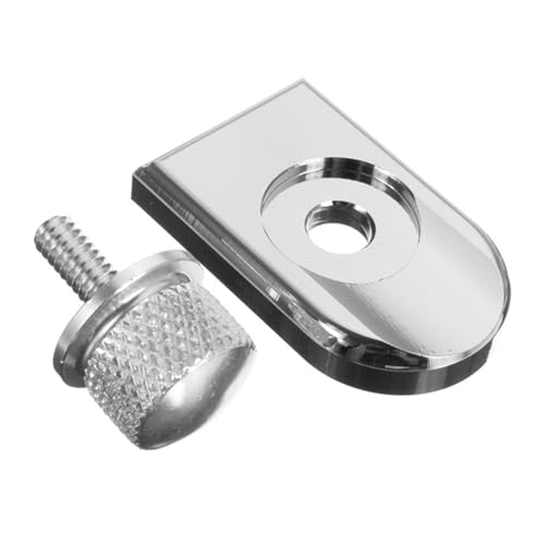 Colcolo Motorrad-Sitzschraube CNC-Sitzschraube Hochleistungs-Universal-Ersatz Einfache Installation Sitze Tab Cover Modifikationsteile, Silber von Colcolo