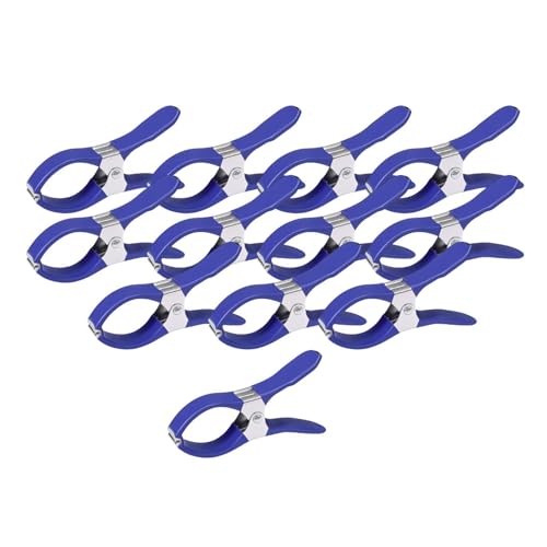 Colcolo Poolabdeckungsclips, Poolabdeckungsklemmen, rutschfeste, mehrzweckige, Winddichte Clips für Pools mit Harter Seite, für Jacken, Strandtücher, Zelte, 12 Stck. von Colcolo