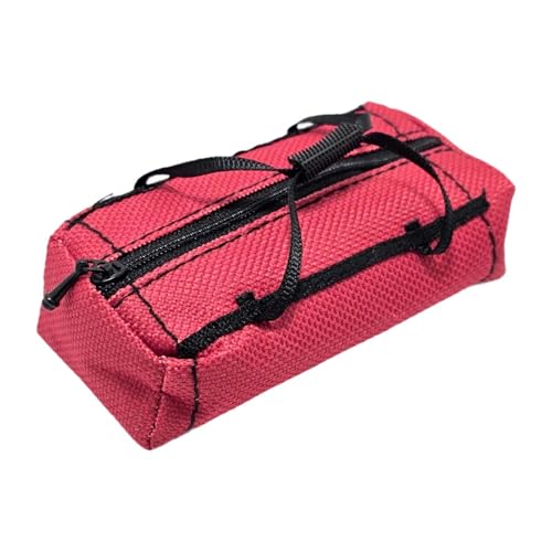 Colcolo RC-Auto-Gepäcktasche, Modellauto-Reisetasche, robuste Upgrade-Teiledekoration, hohe Simulation für 1:10 RC-Crawler-Autos, Zubehör, Rot Colcolo RC-Auto-Gepäcktasche, Modellauto-Reisetasche, robuste Upgrade-Teiledekoration, hohe Simulation für 1:10 RC-Crawler-Autos, Zubehör, Rot von Colcolo