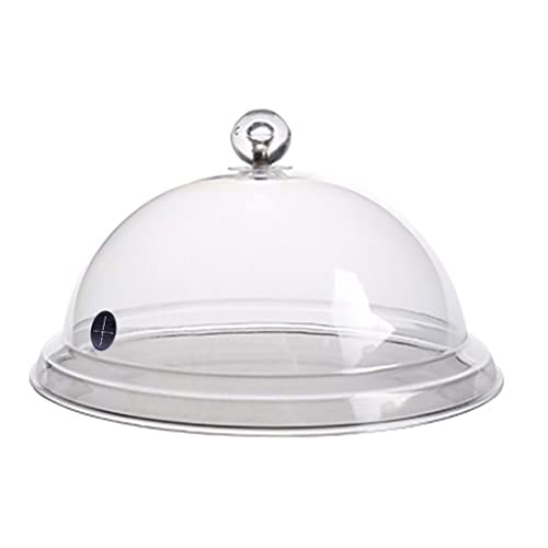 Colcolo Räucherglocke Speisehaube Abdeckhaube Servierglocke Und Räucherdom Aus Acryl mit Verstellbarer Öffnung Zum Aromatisieren für Die Küche Restaurants von Colcolo