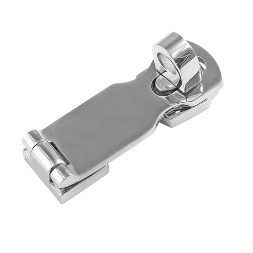 Colcolo Robuster Türüberfalle, sicherer Überfalle mit Drehklammern, einfach zu installieren, Türüberfalle mit drehbarer Ösenhalterung für Vorhängeschloss für Colcolo Robuster Türüberfalle, sicherer Überfalle mit Drehklammern, einfach zu installieren, Türüberfalle mit drehbarer Ösenhalterung für Vorhängeschloss für von Colcolo