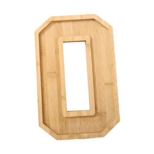 Colcolo Serviertablett mit Zahlen aus Holz, dekorative Platte, tragbares Brieftablett aus Holz, Servierplatte, befüllbare für Desserts, 3 Colcolo Serviertablett mit Zahlen aus Holz, dekorative Platte, tragbares Brieftablett aus Holz, Servierplatte, befüllbare für Desserts, 3 von Colcolo