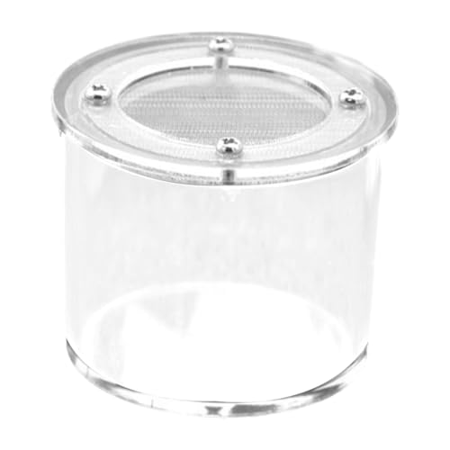 Colcolo Spinnenbox ienzuchtkoffer Acryl Transparent Fütterungsbox Lebensraum Käfig für Frösche Gecko, Runden Colcolo Spinnenbox ienzuchtkoffer Acryl Transparent Fütterungsbox Lebensraum Käfig für Frösche Gecko, Runden von Colcolo
