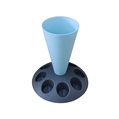 Colcolo Spritzbeutel-Ständer, Spritzbeutel-Halter, Spritzbeutel-Halterung mit 8 Spritztüllen, Schlitzen, Blumenmund-Ständer von Colcolo