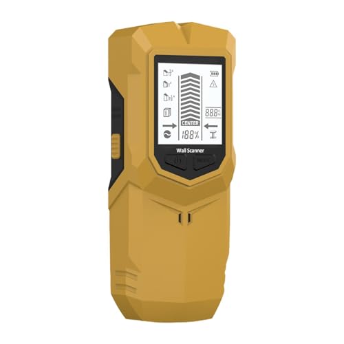 Colcolo Wanddetektor Elektronischer Metall Leitungsfinder mit Anzeige Funktion Zur Präzisen für Heimwerker Renovierung, Gelb Colcolo Wanddetektor Elektronischer Metall Leitungsfinder mit Anzeige Funktion Zur Präzisen für Heimwerker Renovierung, Gelb von Colcolo
