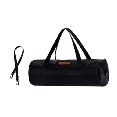 Colcolo Zeltheringe-Tasche mit Schultergurt, tragbare Aufbewahrungstasche mit großer Kapazität für Zeltstangenheringe zum Rucksackwandern, Schwarz, L Colcolo Zeltheringe-Tasche mit Schultergurt, tragbare Aufbewahrungstasche mit großer Kapazität für Zeltstangenheringe zum Rucksackwandern, Schwarz, L von Colcolo