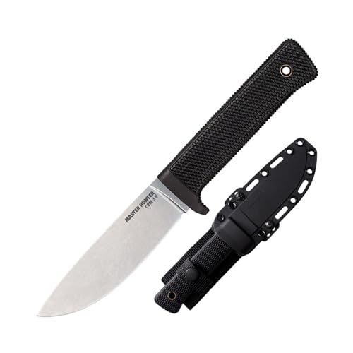 Cold Steel, Master Hunter Stonewash, Outdoormesser, Drop Point Klinge, Griff: Krey Ex, CPM-3V Klingenstahl, scharfes Messer für Abenteuer, Outdoor liebhaber, Outdoor tool von Cold Steel