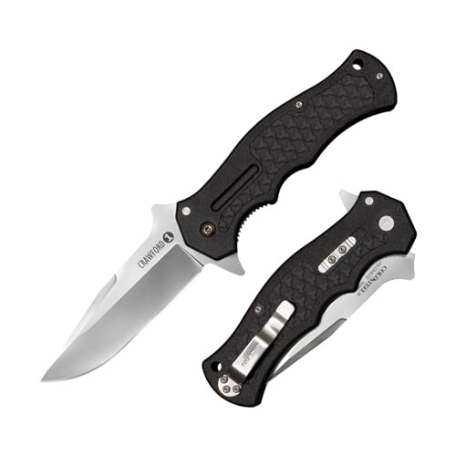 Cold Steel Crawford Model 1 Linerlock, schwarz von Cold Steel