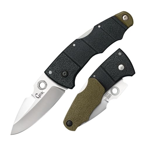 Cold Steel Klappmesser - Stahl AUS 8A - Spear Point - Daumenscheibe - Tri Ad Lock - zweifarbiges Nylonheft - Clip, schwarz Cold Steel Klappmesser - Stahl AUS 8A - Spear Point - Daumenscheibe - Tri Ad Lock - zweifarbiges Nylonheft - Clip, schwarz von Cold Steel
