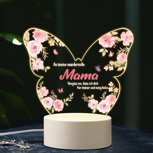 Coldbling LED Nachtlicht Geschenke für Mama, Personalisierte Mama Geschenk, Muttertagsgeschenke, Geburtstagsgeschenke, Weihnachtsgeschenke, Ostergeschenke, Die Besten Geschenke für Mütter von Coldbling