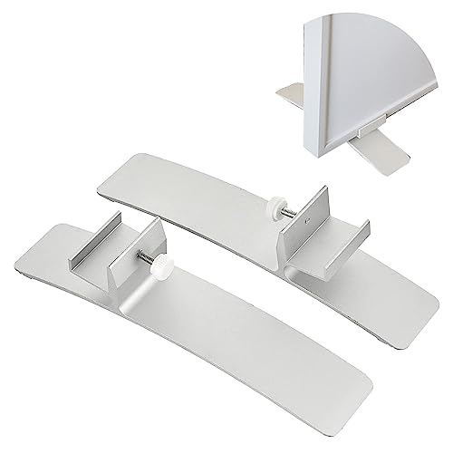 Standfüße für Infrarotheizung, Kleiner Standfüße geeignet für Heizplatten, Flachstrahler - für freistehende Nutzung Elektroheizung, Standfuß Aluminium(2er Pack) von Coldfighting