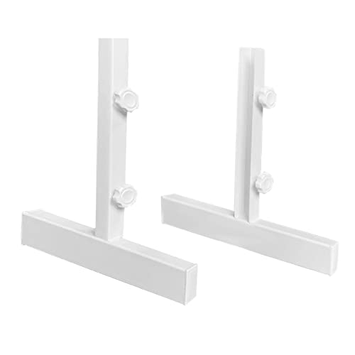 Coldfighting Standfüße für Infrarotheizung, Groß, Freistehende Nutzung, Elektroheizung, Standfuß Eisen, Zubehör Weiß (2er Pack) von Coldfighting