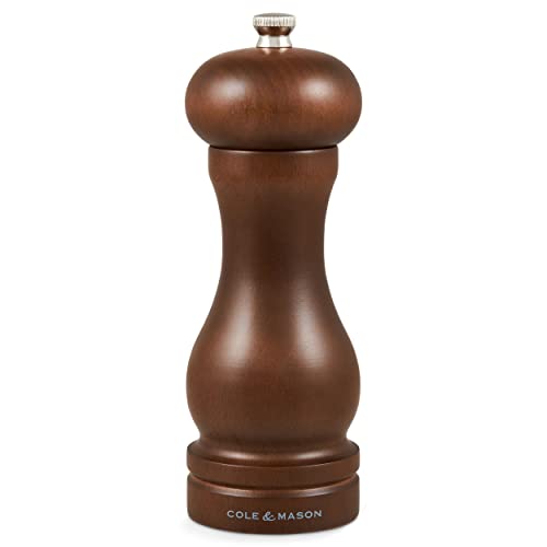 Cole & Mason HB0644P Forest Capstan Pfeffermühle, Dunkles Holz, 165mm, Precision+, Enthält 1 x Pfeffermühle Cole & Mason HB0644P Forest Capstan Pfeffermühle, Dunkles Holz, 165mm, Precision+, Enthält 1 x Pfeffermühle von Cole & Mason