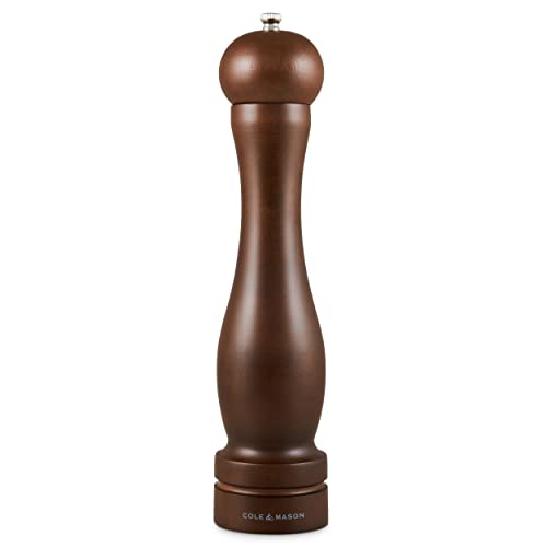 Cole & Mason HB1244P Forest Capstan Pfeffermühle, Dunkles Holz, 300mm, Precision+, Enthält 1 x Pfeffermühle Cole & Mason HB1244P Forest Capstan Pfeffermühle, Dunkles Holz, 300mm, Precision+, Enthält 1 x Pfeffermühle von Cole & Mason