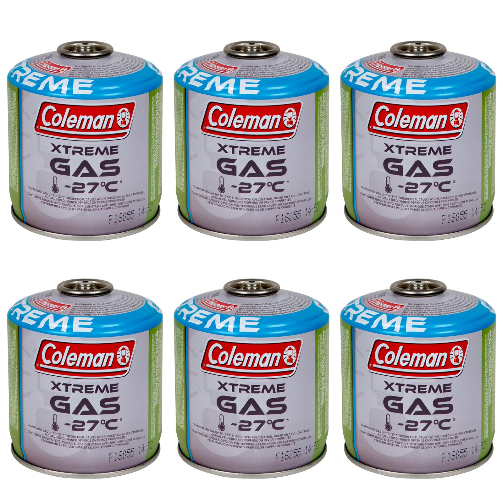 6 x COLEMAN Schraubkartusche 230 g Ventil Gas Kartusche Kocher Butan Propan Mix 6 x COLEMAN Schraubkartusche 230 g Ventil Gas Kartusche Kocher Butan Propan Mix von Coleman