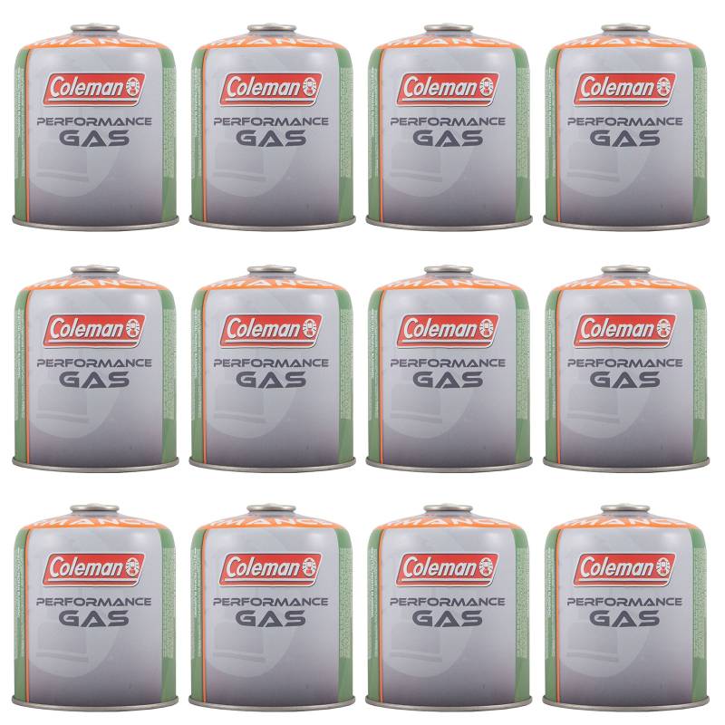 COLEMAN 12 x C500 Schraubkartusche 440g Ventil Gas Kartusche Kocher Butan Propan von Coleman