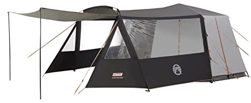Coleman Octagon 8 Frontverlängerung, Markisenverlängerung für alle Octagon 8 Modelle, robuste Konstruktion aus Stahlstäben, Platz für Tisch und Stühle oder mehr Schlafplätze von Coleman