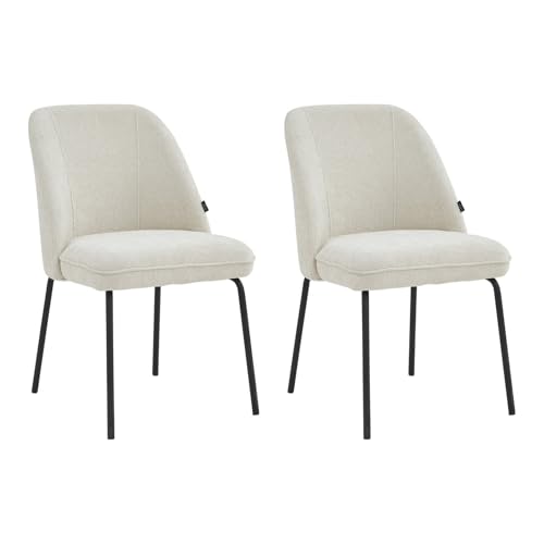 Colenis Esszimmerstühle Julia 2er Set mit Bezug aus Leinen, stabiles Stahlgestell bis 120 kg belastbar, 2 Stühle für Esszimmer & Küche, Küchenstühle Esszimmerstuhl - Beige Colenis Esszimmerstühle Julia 2er Set mit Bezug aus Leinen, stabiles Stahlgestell bis 120 kg belastbar, 2 Stühle für Esszimmer & Küche, Küchenstühle Esszimmerstuhl - Beige von Colenis