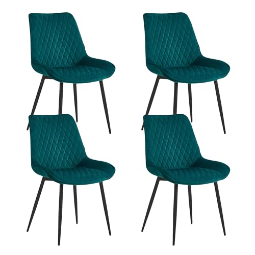 Colenis Zera Esszimmerstühle 2er-Set – Elegante, Moderne Polsterstühle mit ergonomischem Design – Bequeme, stilvolle Sitzgelegenheiten für Küche, Esstisch, Wohnzimmer oder als Akzent, Braun von Colenis