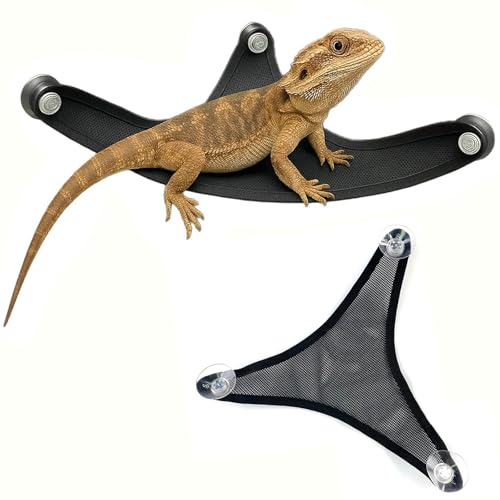 Colenumone 2er-Pack Bartdrachen-Hängematte, Reptilien-Hängematte, geeignet für Leguane, Chamäleons, Geckos, Eidechsen, Schlangen, Chamäleons, Reptilien, Axolotl-Tank Colenumone 2er-Pack Bartdrachen-Hängematte, Reptilien-Hängematte, geeignet für Leguane, Chamäleons, Geckos, Eidechsen, Schlangen, Chamäleons, Reptilien, Axolotl-Tank von Colenumone