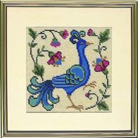 Tpr 235 Pfau Starter Wandteppich Nadelspitze Kit von ColeshillCollection