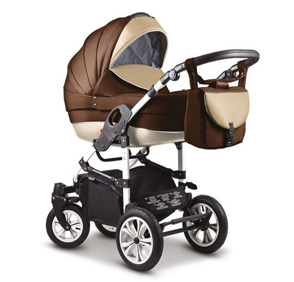 Coletto Kombi-Kinderwagen Craft 2 in 1 inkl. Sportsitz und umfangreichen Zubehör in 18 Farben von Coletto