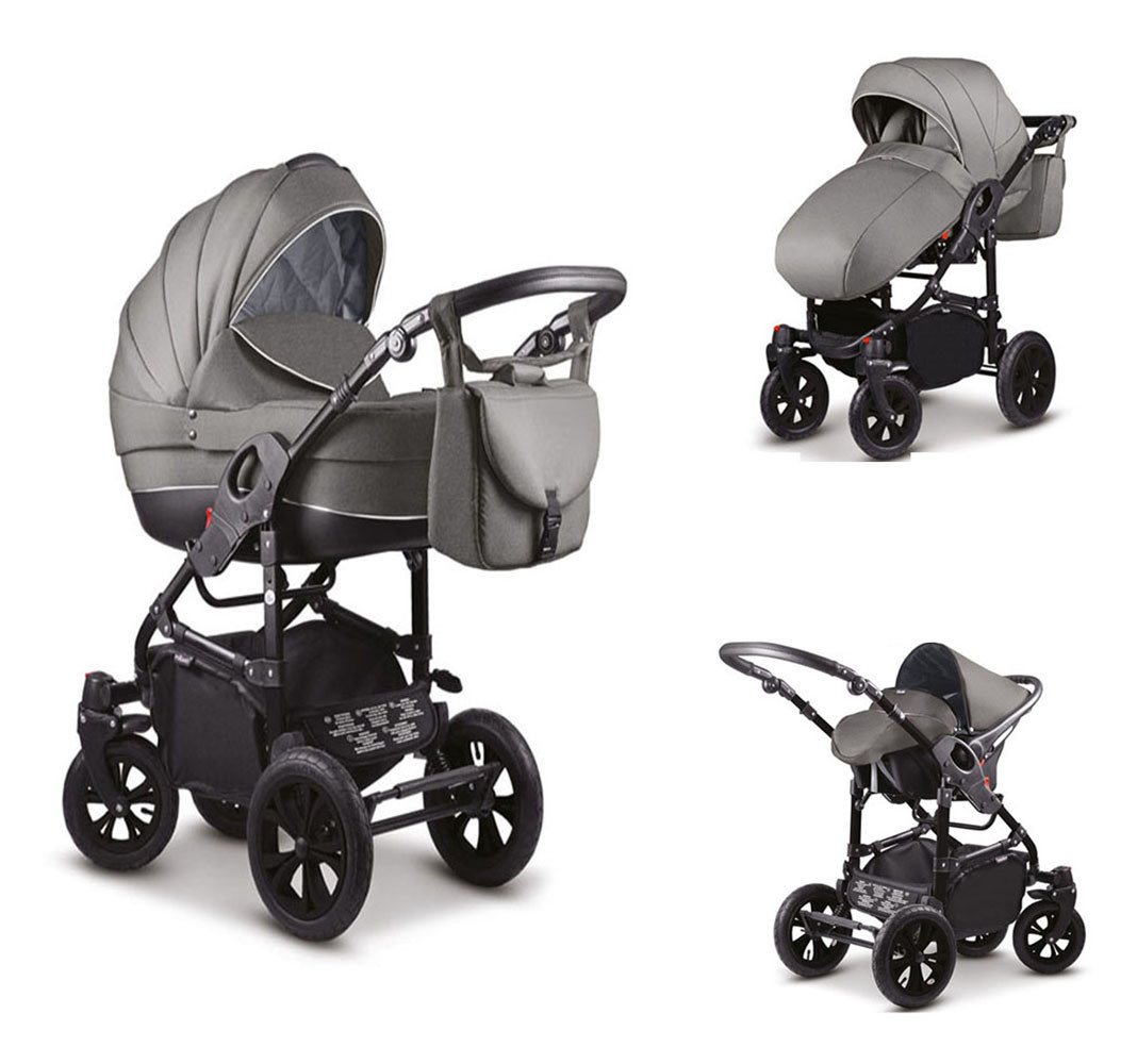 Coletto Kombi-Kinderwagen Craft 4 in 1 inkl. Sportsitz, Autositz und Zubehör in 18 Farben von Coletto