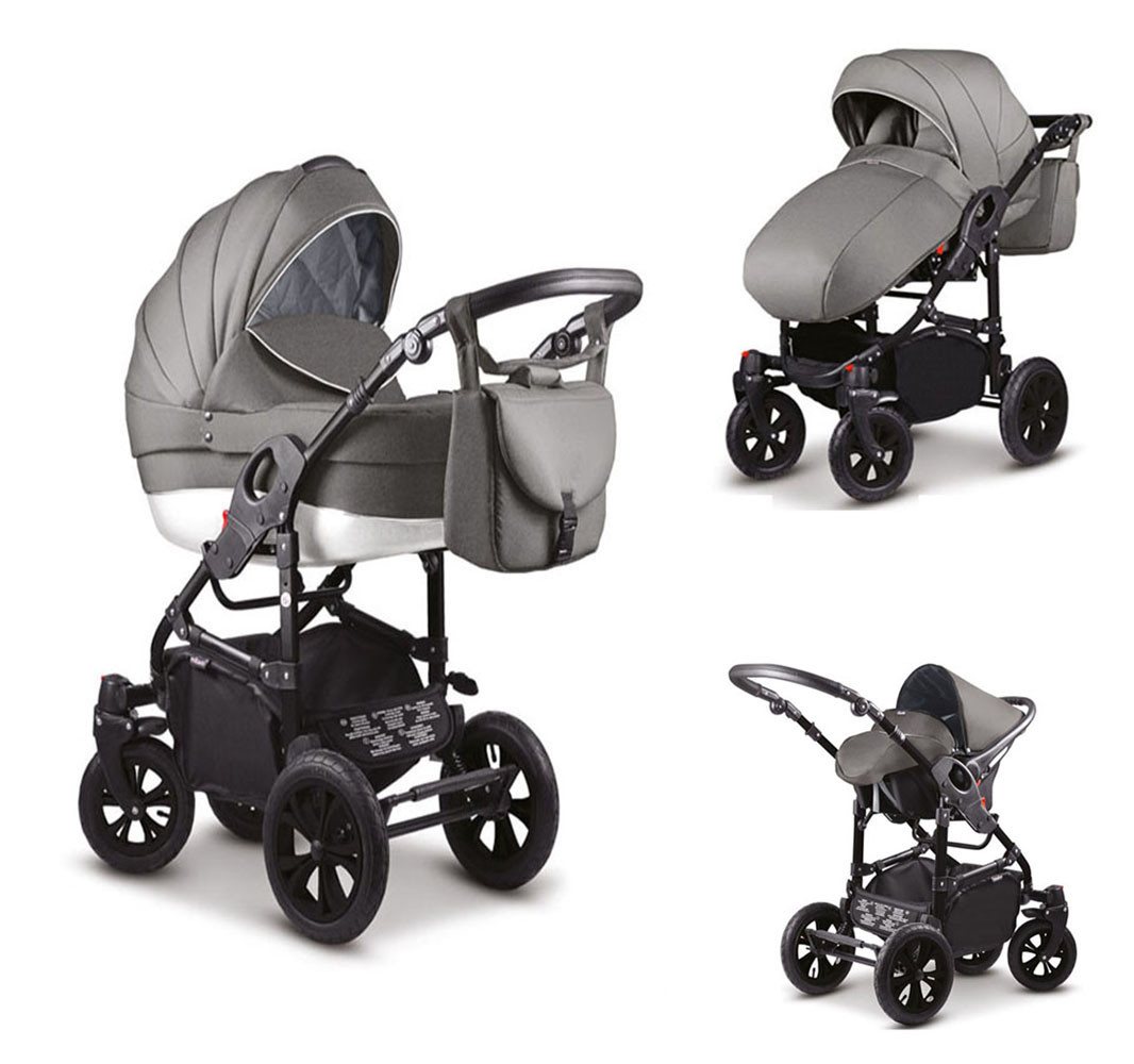 Coletto Kombi-Kinderwagen Craft 4 in 1 inkl. Sportsitz, Autositz und Zubehör in 18 Farben von Coletto